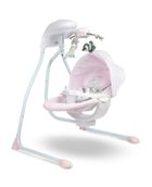 Caretero, Raffi, huśtawka, krzesełko, leżaczek, 3w1, pink
