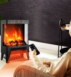 Carruzzo, grzejnik elektryczny w formie kominka, Q20P