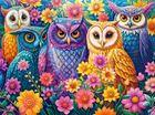 Castorland, Flower Owl Meeting, puzzle, 3000 elementów