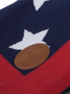 Ceba Baby, Blue Stars, kocyk niemowlęcy, granatowy, 90-90 cm