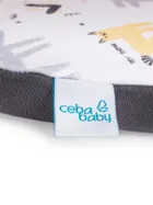 Ceba Baby, Elephant, pokrowiec na przewijak miękki, 50-70 cm, 2 szt.