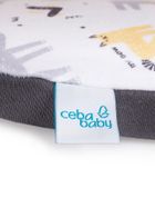 Ceba Baby, Elephant, pokrowiec na przewijak miękki, 75-72 cm, 2 szt.