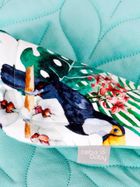 Ceba Baby, Flora & Fauna Tucan, zestaw: koc dziecięcy 75-100 cm + poduszka 30-40 cm