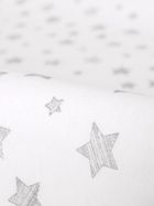 Ceba Baby, Grey Stars, pokrowiec na przewijak, 50-70/80 cm, 2 szt.