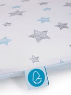 Ceba Baby, Grey Stars, pokrowiec na przewijak miękki, 50-70 cm, 2 szt.