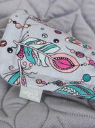 Ceba Baby, kocyk niemowlęcy z poduszką, jasnoszary, 75-100 cm