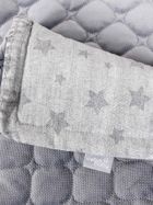 Ceba Baby, kocyk niemowlęcy z poduszką, szary, 75-100 cm