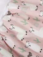 Ceba Baby, Lolly Polly, Lama, śpiworek niemowlęcy, pudrowy, 0-18 m