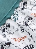 Ceba Baby, Raccoon, śpiworek niemowlęcy, turkusowy, 0-18 m