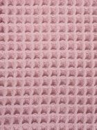 Ceba Baby, Waffle Line, kocyk dziecięcy, Silver Pink, 90-90 cm