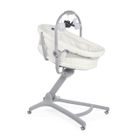 Chicco, Baby Hug 4in1 Air, kołyska, leżaczek, krzesełko, white snow