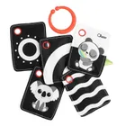 Chicco, Baby Sense & Focus, kontrastowe karty sensoryczne, czarno-białe