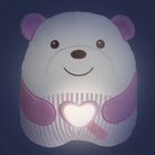 Chicco, First Dreams, Misiek Brzuszek, maskotka ze światłem i melodiami, różowy