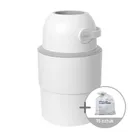 Chicco, kosz na pieluchy, teleskopowy, biały + worki