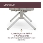 Chicco, Next2Me Armonia, łóżeczko dostawne, motherpearl