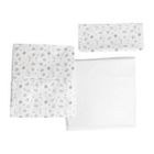 Chicco, Next2Me Forever, zestaw: prześcieradło i poszewka na poduszkę, confetti, 58-110 cm