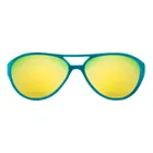 Chicco, okulary przeciwsłoneczne z etui, lustrzane, zielone, 36m+