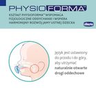 Chicco, Physioforma, Soft Luxe, smoczek uspokajający, pomarańczowy, 2-6 m