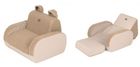 Chicco, Twist, fotel 3w1: fotel, leżanka, sofa, teddy