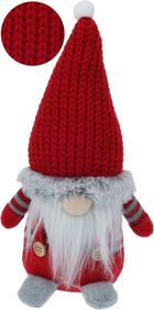 Christmas Decoration, skrzat, krasnal świąteczny, czerwony, 30 cm