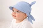Chustka chłopięca na głowę, niebieska, MimiNu