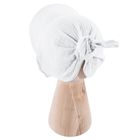 Chustka na głowę dziecięca, muślinowa, biała, Eevi