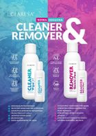 Claresa, Cleaner Wipe Off, odtłuszczacz do paznokci, 100 ml