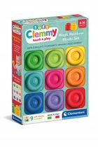 Clementoni, Soft Clemmy, Magiczna Tęcza, miękkie klocki, 9 elementów