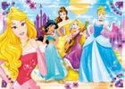 Clementoni, Super Color, Księżniczki Disneya, puzzle maxi, 104 elementy