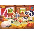 Clementoni, Super Color, The Farmyard Family, puzzle, 2-20 elementów