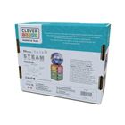 Cleverclixx, Small Curved Pack Pastel, klocki magnetyczne, 34 elementy