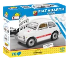 Cobi, 1965 Fiat 595 Abarth, 1:35, klocki, 65 elementów
