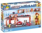 Cobi, Action Town, Remiza strażacka, klocki, 350 elementów