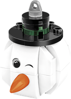 Cobi, Bałwanek, dekoracja choinkowa, klocki, 59 elementów