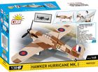 Cobi, Historical Collection WWII, Samolot Hawker Hurricane Mk.1, 1:48, klocki, 138 elementów