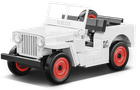 Cobi, Jeep Willys CJ-2A biały, klocki, 111 elementów