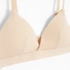 Cool Club, Biustonosz dziewczęcy, prążkowany, beżowy