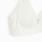 Cool Club, Biustonosz dziewczęcy, prążkowany, biały