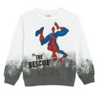 Cool Club, Bluza chłopięca, biała, Spider-Man