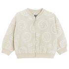 Cool Club, Bluza chłopięca, cienka, rozpinana, beżowa, SmileyWorld
