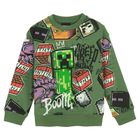 Cool Club, Bluza chłopięca, khaki, Minecraft