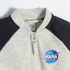 Cool Club, Bluza chłopięca, rozpinana, szara, NASA