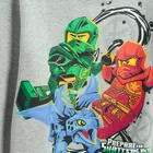 Cool Club, Bluza chłopięca, szara melanż, LEGO Ninjago