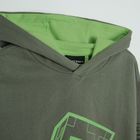 Cool Club, Bluza chłopięca z kapturem, khaki, Minecraft
