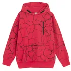 Cool Club, Bluza chłopięca z kapturem, oversize, czerwona