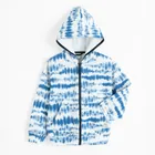 Cool Club, Bluza chłopięca z kapturem, rozpinana, baggy, biała