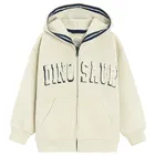 Cool Club, Bluza chłopięca z kapturem, rozpinana, beżowa