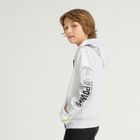 Cool Club, Bluza chłopięca z kapturem, rozpinana, biała
