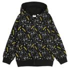 Cool Club, Bluza chłopięca z kapturem, rozpinana, czarna, Pokemon