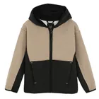 Cool Club, Bluza chłopięca z kapturem, rozpinana, czarno-brązowa